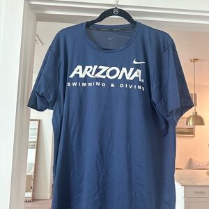 Nike Blue Short Sleeve Tee Arizona Design